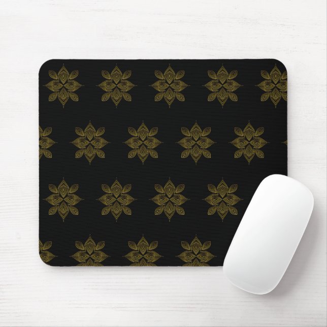 Tapis De Souris pétale de fleur d'or (Avec souris)