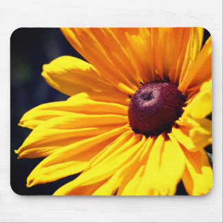 Tapis De Souris Pétales à fleurs Susan à l'oeil noir
