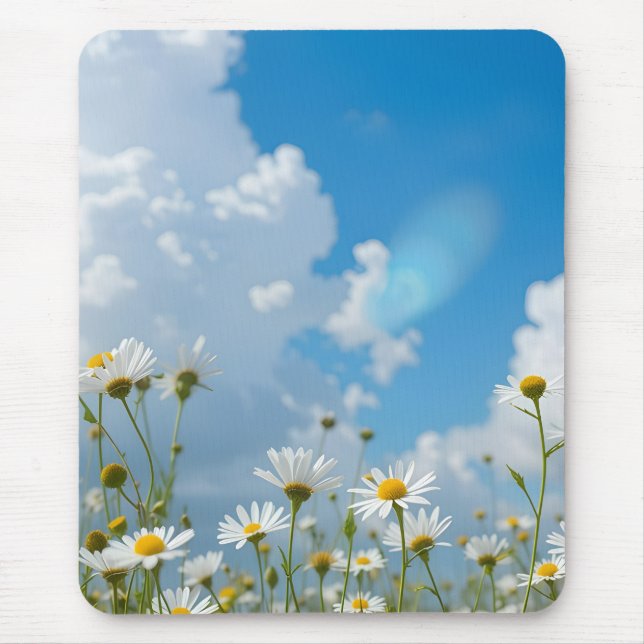 Tapis De Souris Pétales Choyés par le Soleil (Devant)