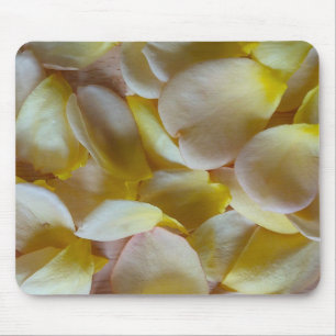 Tapis De Souris Pétales de rose jaune