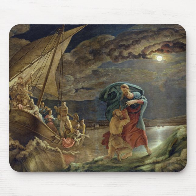 Tapis De Souris Peter marche sur l'eau, 1806 (Devant)