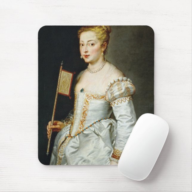 Tapis De Souris Peter Paul Rubens Portrait d'une dame (Avec souris)