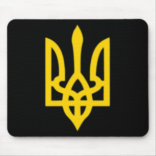 Tapis De Souris Petit blason ukrainien symbole de drapeau signe lo