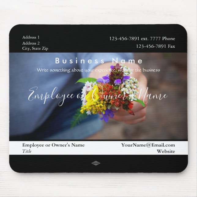 Tapis De Souris Petit Bouquet de fleurs cadeau Promo Mousepad (Devant)