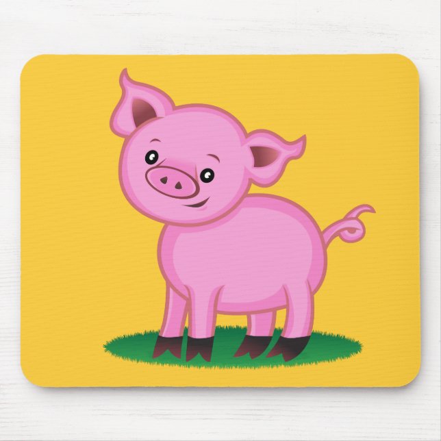 Tapis De Souris Petit cochon mûr (Devant)