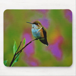 Tapis De Souris Petit colibri gras