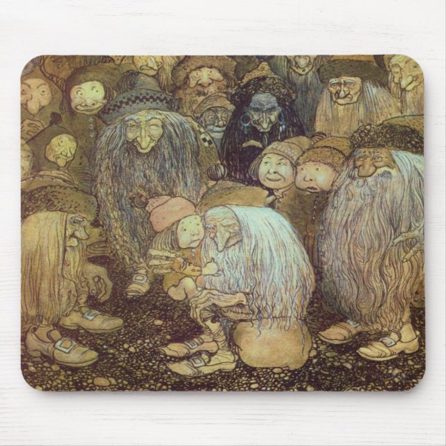 Tapis De Souris Petit Garçon Gnome (Devant)