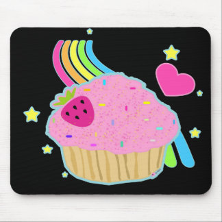 Tapis De Souris Petit gâteau arrosé par arc-en-ciel Mousepad