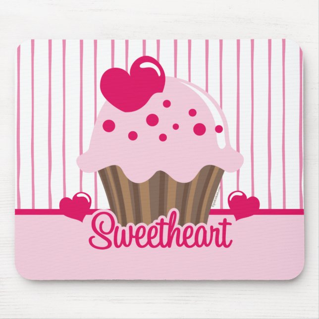 Tapis De Souris Petit gâteau Mousepad d'amoureux (Devant)
