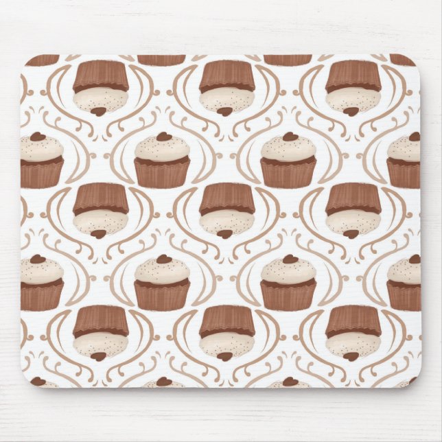 Tapis De Souris Petit gâteau salé Mousepad de chocolat de caramel (Devant)