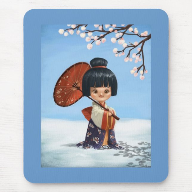 Tapis De Souris Petit geisha Mousepad (Devant)