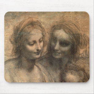 Tapis De Souris Petit groupe des têtes de la Vierge et de St Anne