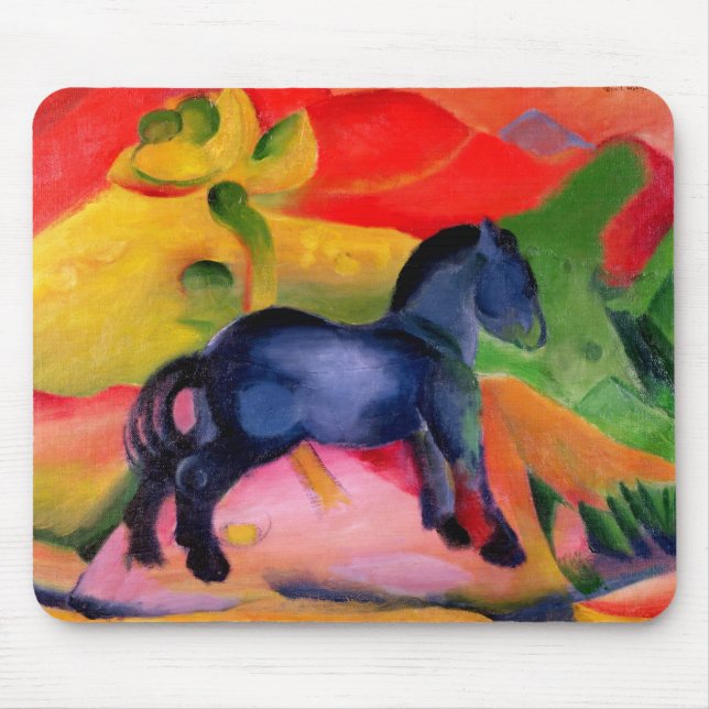 Tapis De Souris Petit Horse bleu, 1912 (Devant)