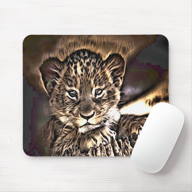 Tapis De Souris Petit lionceau (Avec souris)