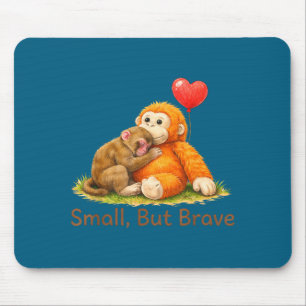 Tapis De Souris Petit mais courageux mignon coup de poing singe am