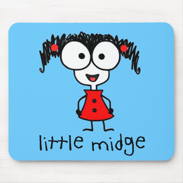Tapis De Souris Petit moucheron Mousepad (Devant)