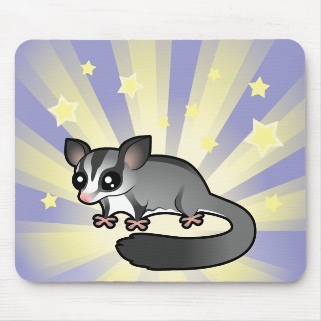 Tapis De Souris Petit Planeur de Sucre Étoile (Devant)
