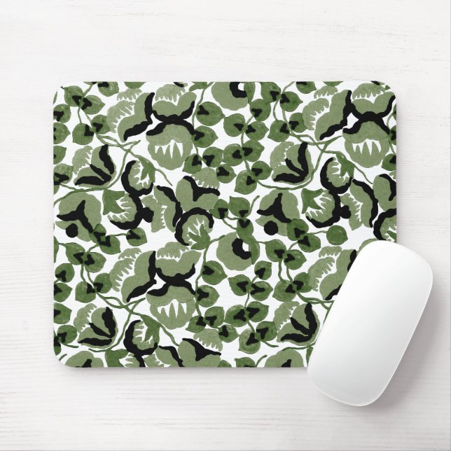 Tapis De Souris Petit Pois (Olive) Beaux-Arts (Avec souris)