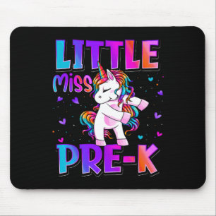 Tapis De Souris Petite Demoiselle Licorne Pré-maternelle Ck À l'éc