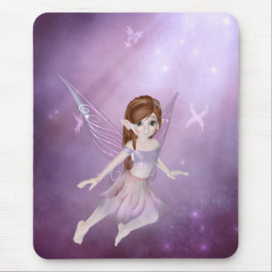 Tapis De Souris Petite fée pourpre - Imaginaire Mousepad