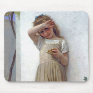 Tapis De Souris Petite fille, Bouguereau