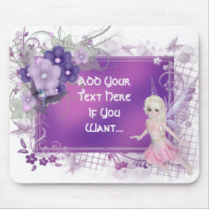 Tapis De Souris Petite fille féerique Mousepad personnalisable