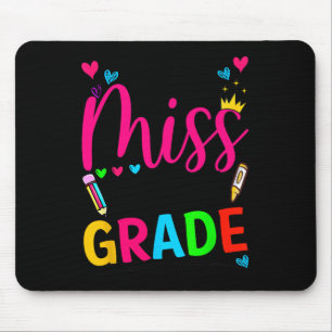 Tapis De Souris Petite Mademoiselle Deuxième Année de Primaire Ret