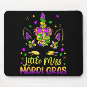 Tapis De Souris Petite Mademoiselle Mardi Gras Princesse Licorne F
