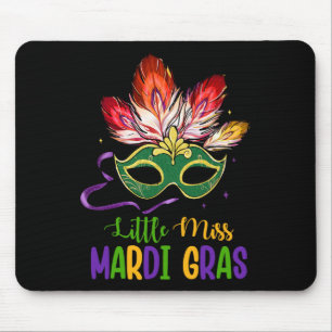Tapis De Souris Petite Miss Mardi Gras Mardi Gras Masque Enfants T