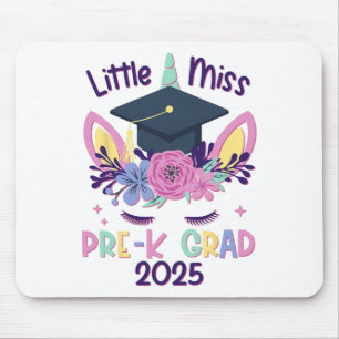 Tapis De Souris Petite Mlle Pré-k Grad Préscolaire Prek Graduation
