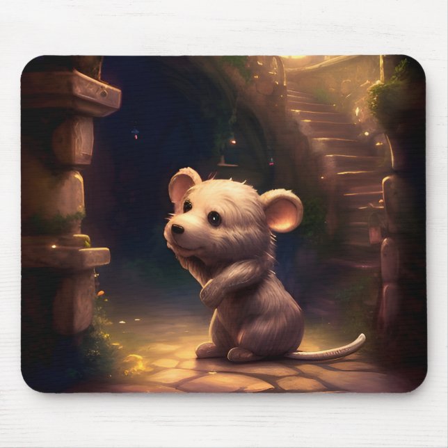 Tapis De Souris Petite souris adorable (Devant)