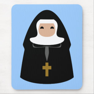 Tapis De Souris Petites nonnes mignonnes