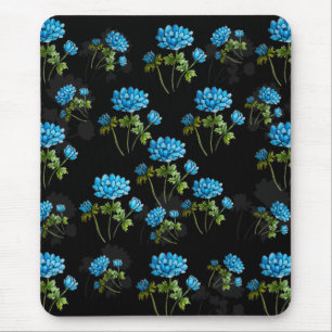 Tapis De Souris Petits bouquets de fleurs d'aquarelle coussin moti