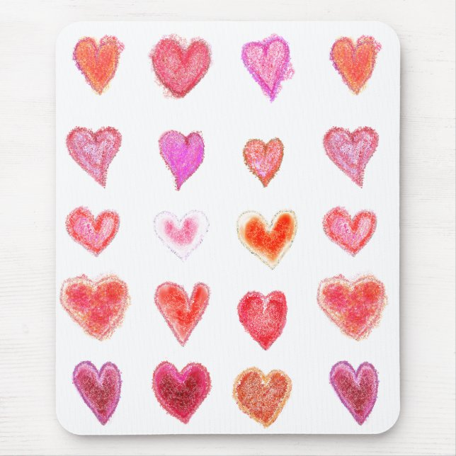 Tapis De Souris Petits coeurs (Devant)