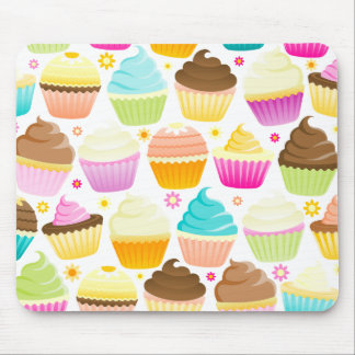 Tapis De Souris Petits gâteaux colorés (blancs)