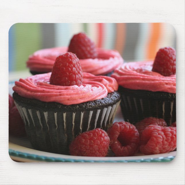 Tapis De Souris Petits gâteaux de framboise (Devant)