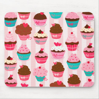 Tapis De Souris Petits gâteaux roses modernes Girly