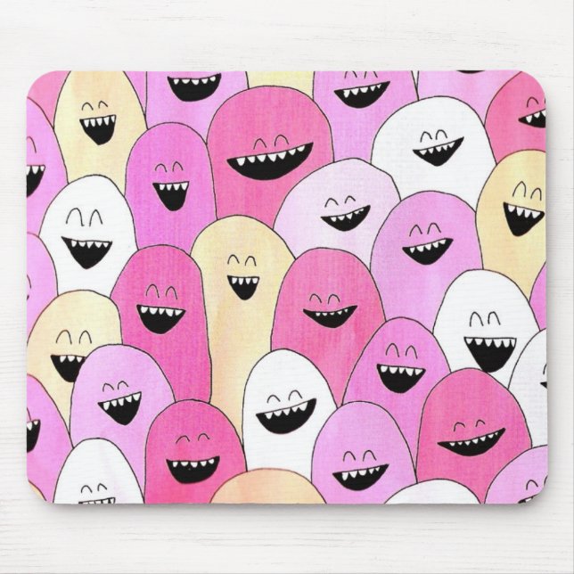 Tapis De Souris "Petits monstres mignons" Mousepad (Devant)