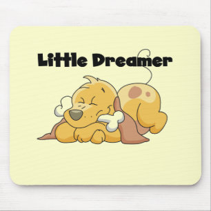 Tapis De Souris Petits T-shirts et cadeaux de rêveur de chien