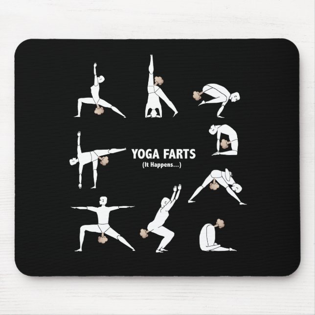 Tapis De Souris Pets de yoga (Devant)