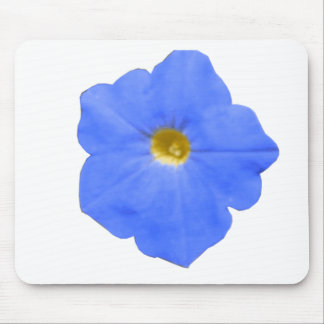 Tapis De Souris Pétunia Mousepad bleu et jaune