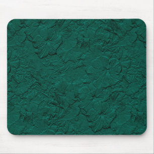 Tapis De Souris Petunias sculptés, Jade Green Mousepad