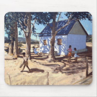 Peu de Karoo blanc Afrique du Sud de maison