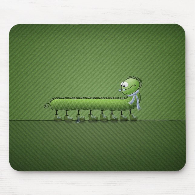 Tapis De Souris Peu de problème (vert) (Devant)