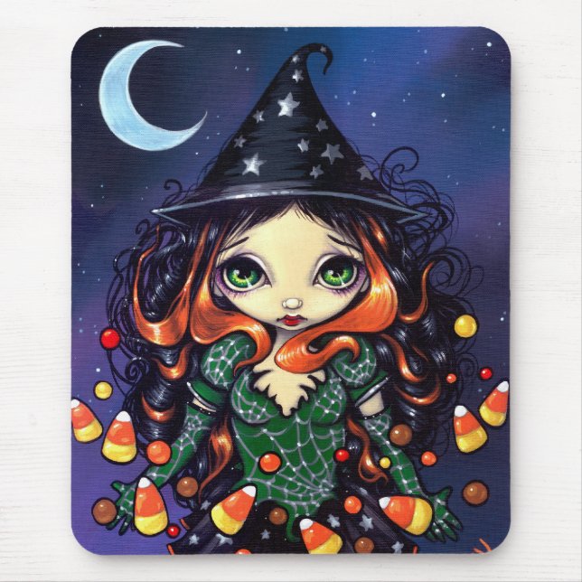 Tapis De Souris "Peu de sorcière" Mousepad de sucrerie (Devant)