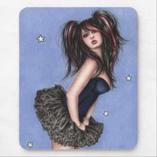 Tapis De Souris Peu d'étoile bleue Mousepad