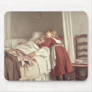 Tapis De Souris Peu d'infirmière du grand-père