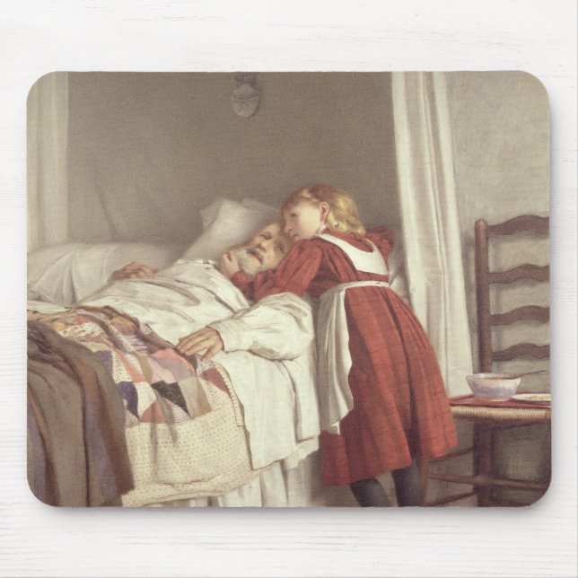 Tapis De Souris Peu d'infirmière du grand-père (Devant)