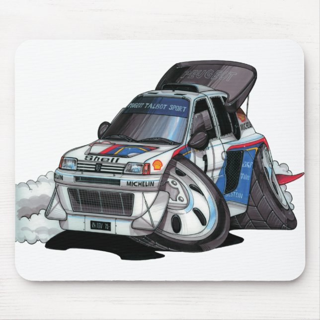 Tapis De Souris Peugeot 205 Turbo 16 (Devant)