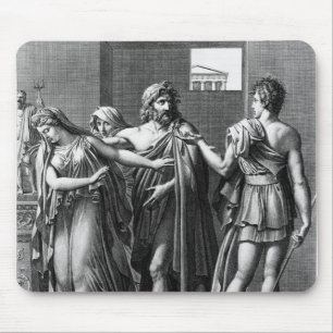 Tapis De Souris Phaedra, Theseus et Hippolytus